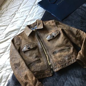 POLO RALPH LAUREN leather jacket